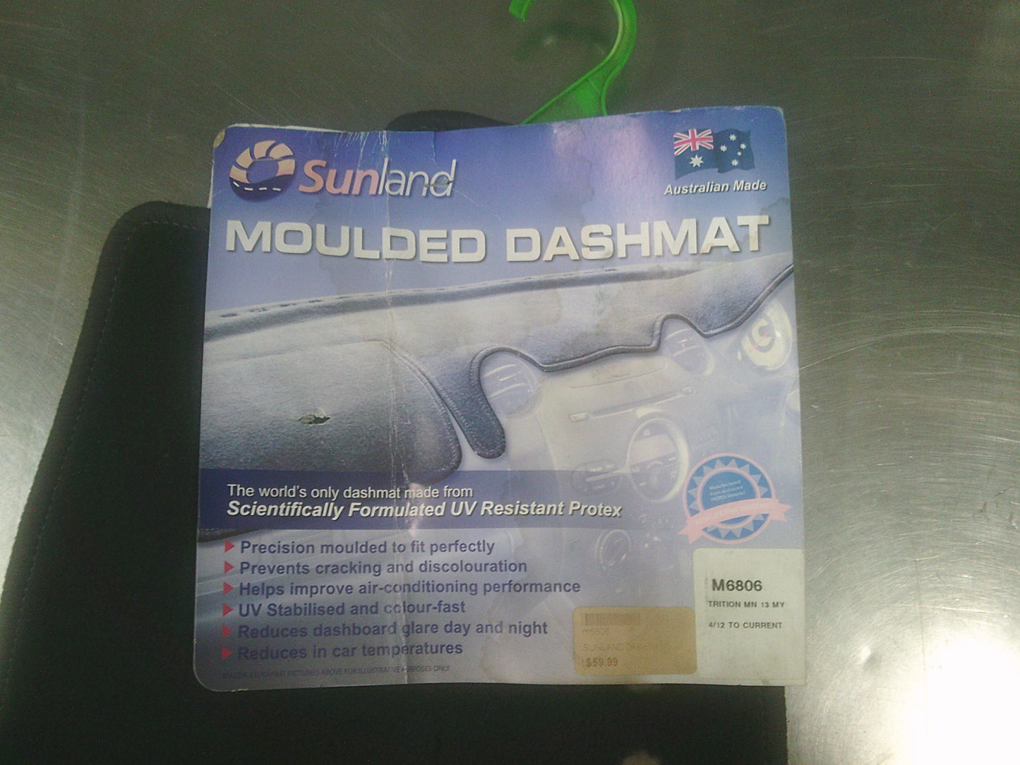 Sunland Charcoal Dash Mat Suits Mitsubishi MN/ML Triton New Part