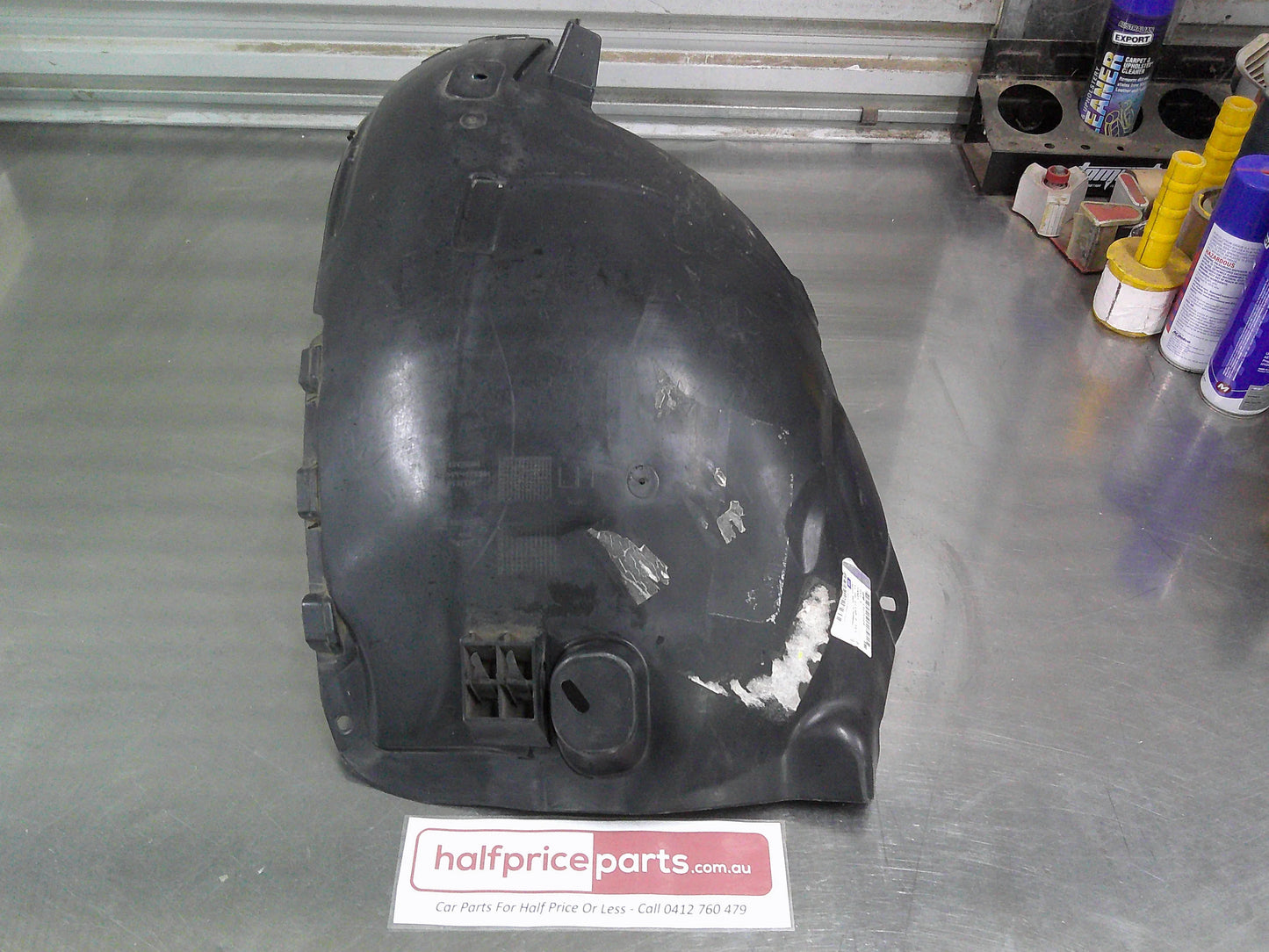 Holden AH Astra Genuine Left Hand Front Splash Guard (Rear Half) New Part.