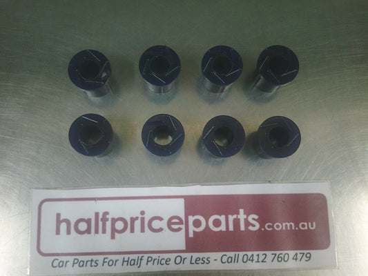 Superpro Rear Leaf Spring Bush Kit Suits Great Wall/ Holden/HSV/Isuzu/Toyota - Set of 8 - New Part