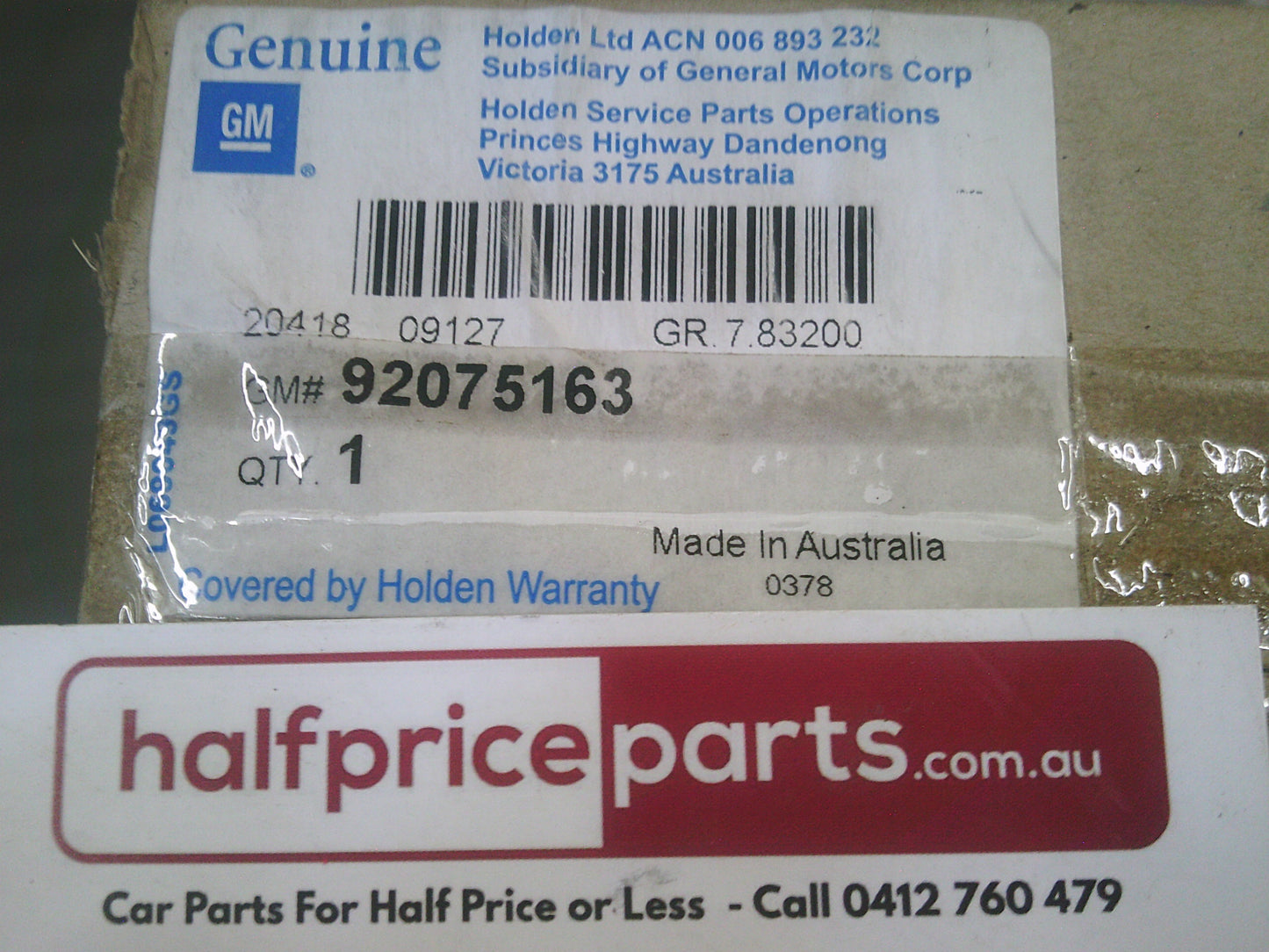 Holden VX Commodore Genuine Left And Right Grille Inserts New Part