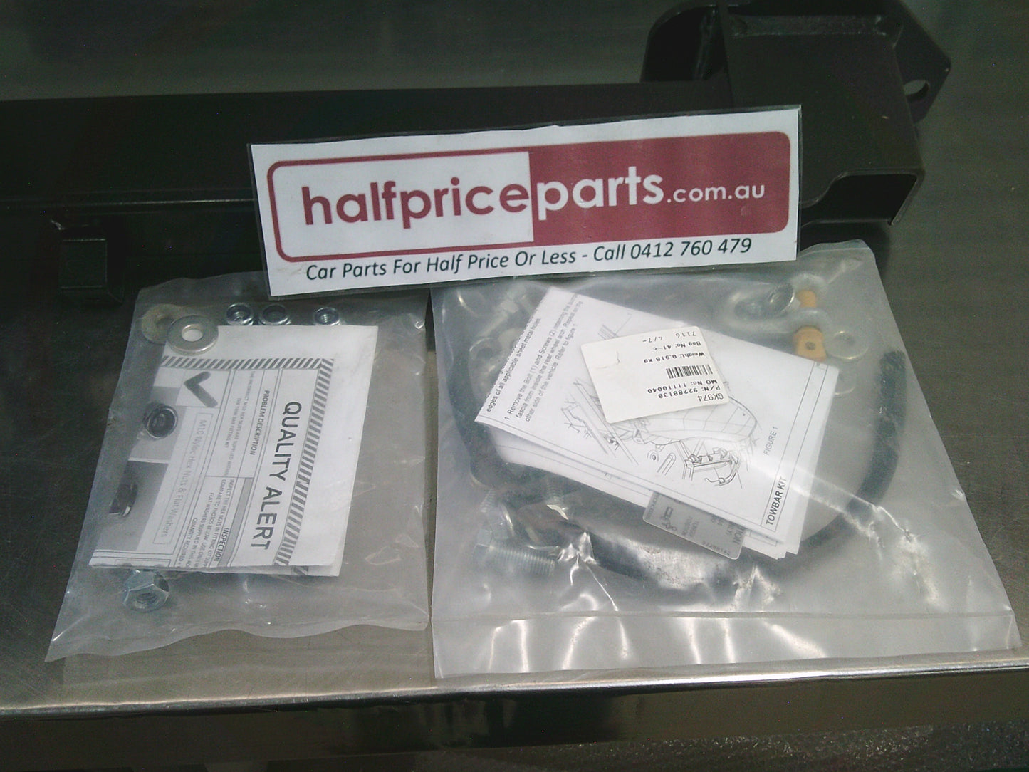 Holden Astra BK Hatch Genuine Tow Bar Kit (No Wiring Loom Or Ball) New Part