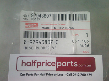 Holden TF Rodeo Genuine Rubber Vacuum Hose New Part