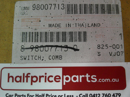 Holden RC Colorado/RA Rodeo Genuine Combination Switch (No Cruise) New Part