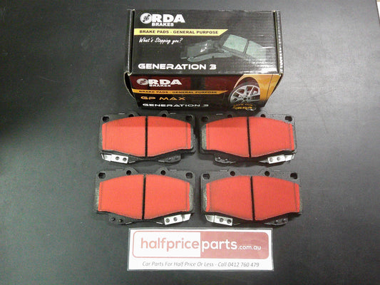 RDA Front Disc Brake Pad Set Suits Toyota Hilux New Part