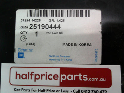 Holden JH Series II Cruze Wagon 2.0ltr CRI Diesel Turbo Genuine Oil Pan New Part