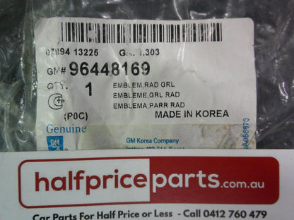 Holden Captiva CG Genuine Front Grille Chrome Emblem New Part