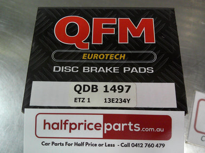 QFM Eurotech Ceramic Rear Brake Pad Set Suits Lexus LS Sedan New Part