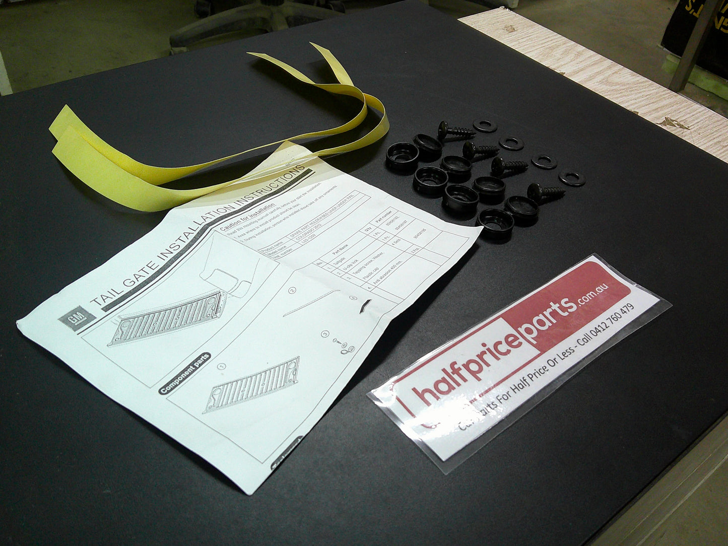 Holden RG Colorado Genuine Under Rail Bed Liner Fitting Kit New Part