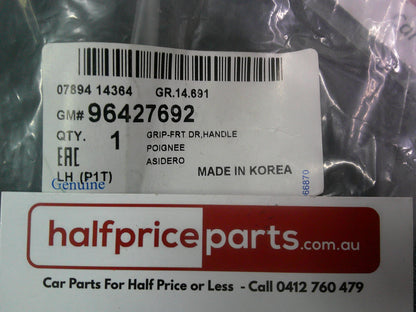 Holden TK Barina Genuine Front Left Hand Interior Door Handle Grip New Part