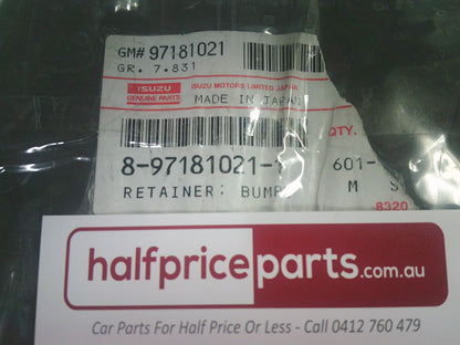 Holden TF Rodeo Genuine Front Bumper Upper Apron Plastic Bar Retainer New Part