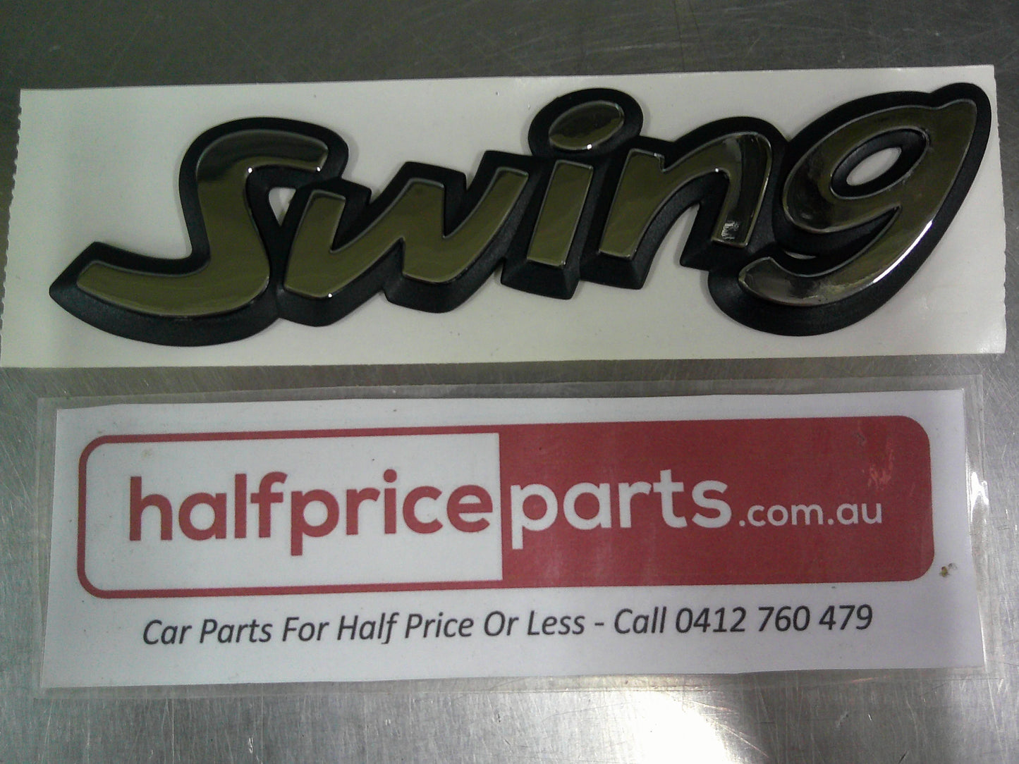 Holden Barina Genuine Rear Tail Gate (SWING) Emblem New Part