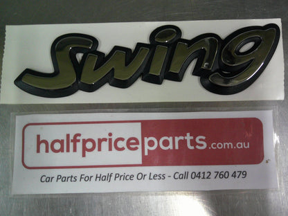 Holden Barina Genuine Rear Tail Gate (SWING) Emblem New Part