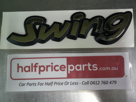 Holden Barina Genuine Rear Tail Gate (SWING) Emblem New Part