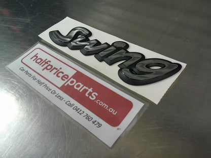 Holden Barina Genuine Rear Tail Gate (SWING) Emblem New Part
