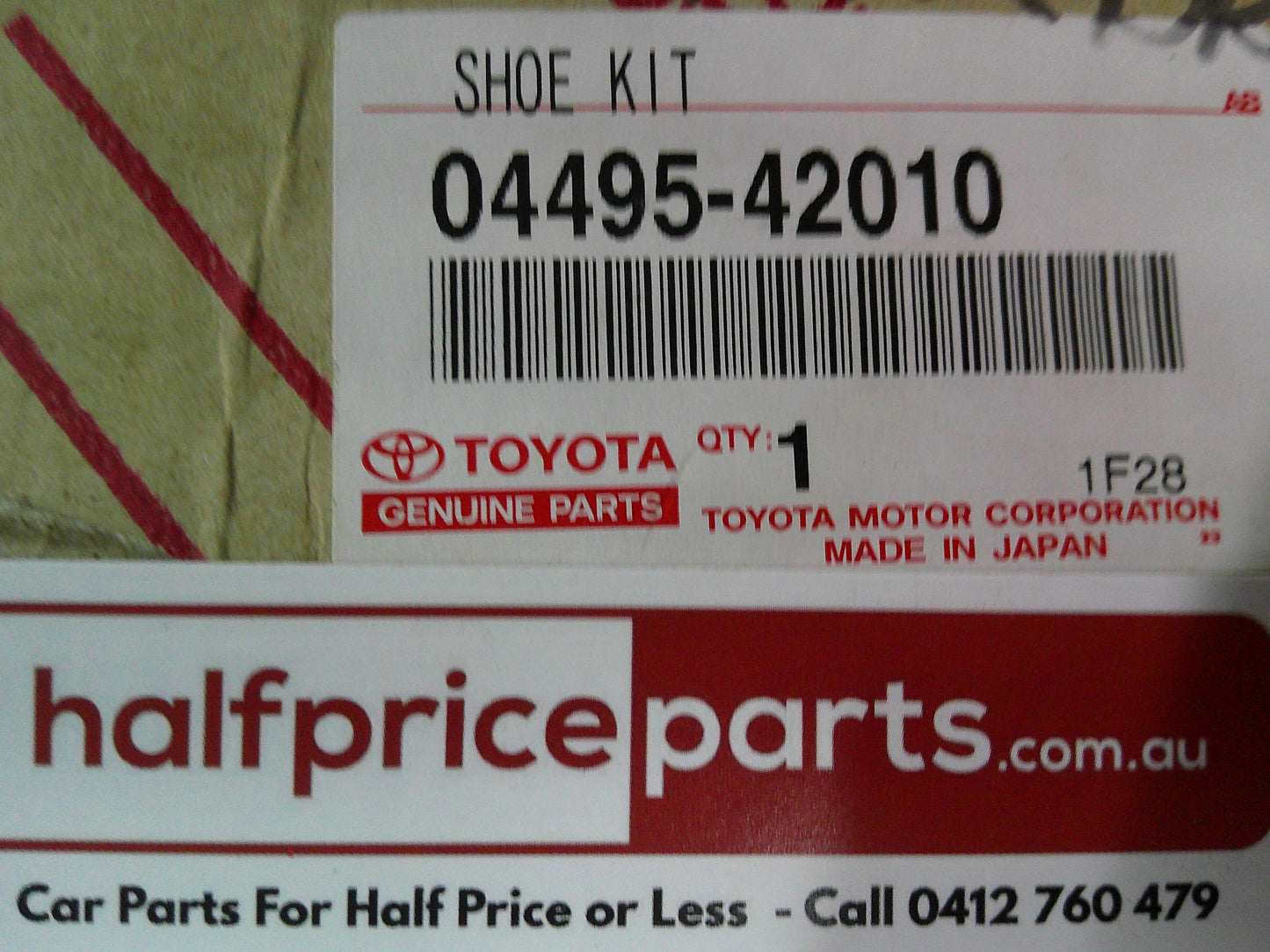 Toyota Rav4 Genuine Rear Brake Shoes 4cy 2.0ltr 2wd/4wd New Part