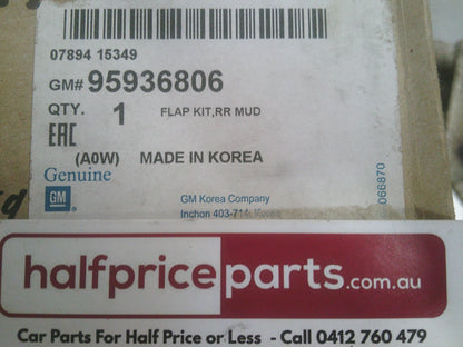 Holden TM Barina Hatch Genuine Rear Mud Flap Set New Part