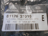 Hyundai Various Models Genuine Insulation Retainer Clip New Part