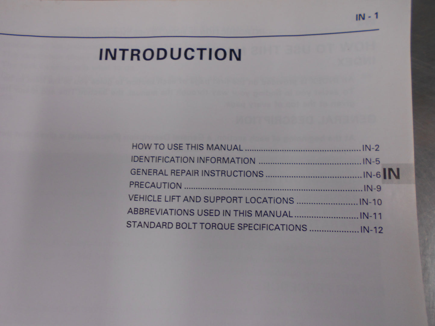 Holden Nova  LG Series Genuine Service Manuals Vol.4 - Vol.6 Used