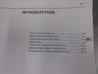 Holden Nova  LG Series Genuine Service Manuals Vol.4 - Vol.6 Used