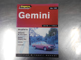 Gregorys Genuine Holden Gemini 1979 - 1982 Service Manual