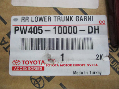 Toyota CH-R 'Red Mica' Genuine Rear Lower Boot Garnish New Part