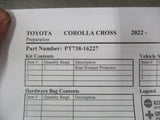 Toyota Corolla Cross Genuine Rear Boot Bumper Protector New Part