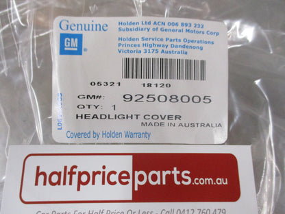 Holden Acadia Genuine Head Light Protector Kit New Part