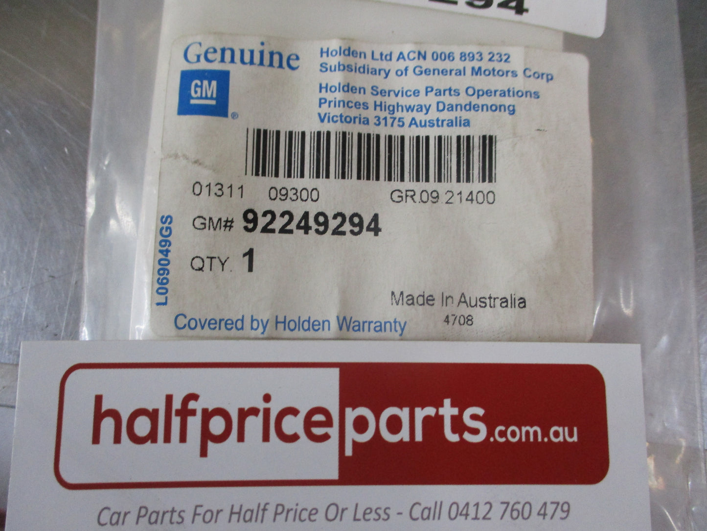 Holden Genuine A/C Service Evaporator Kit SLSW New Part