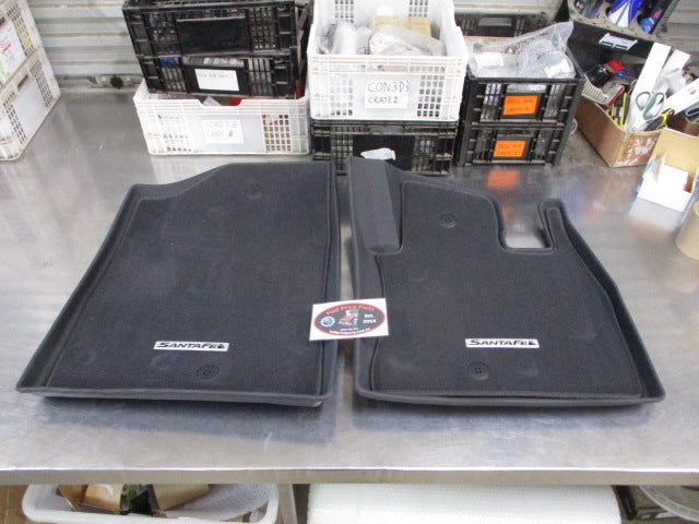 Hyundai Santa Fe Genuine All In 1 Rubber/Carpet Deep Dished Mat Set New Part