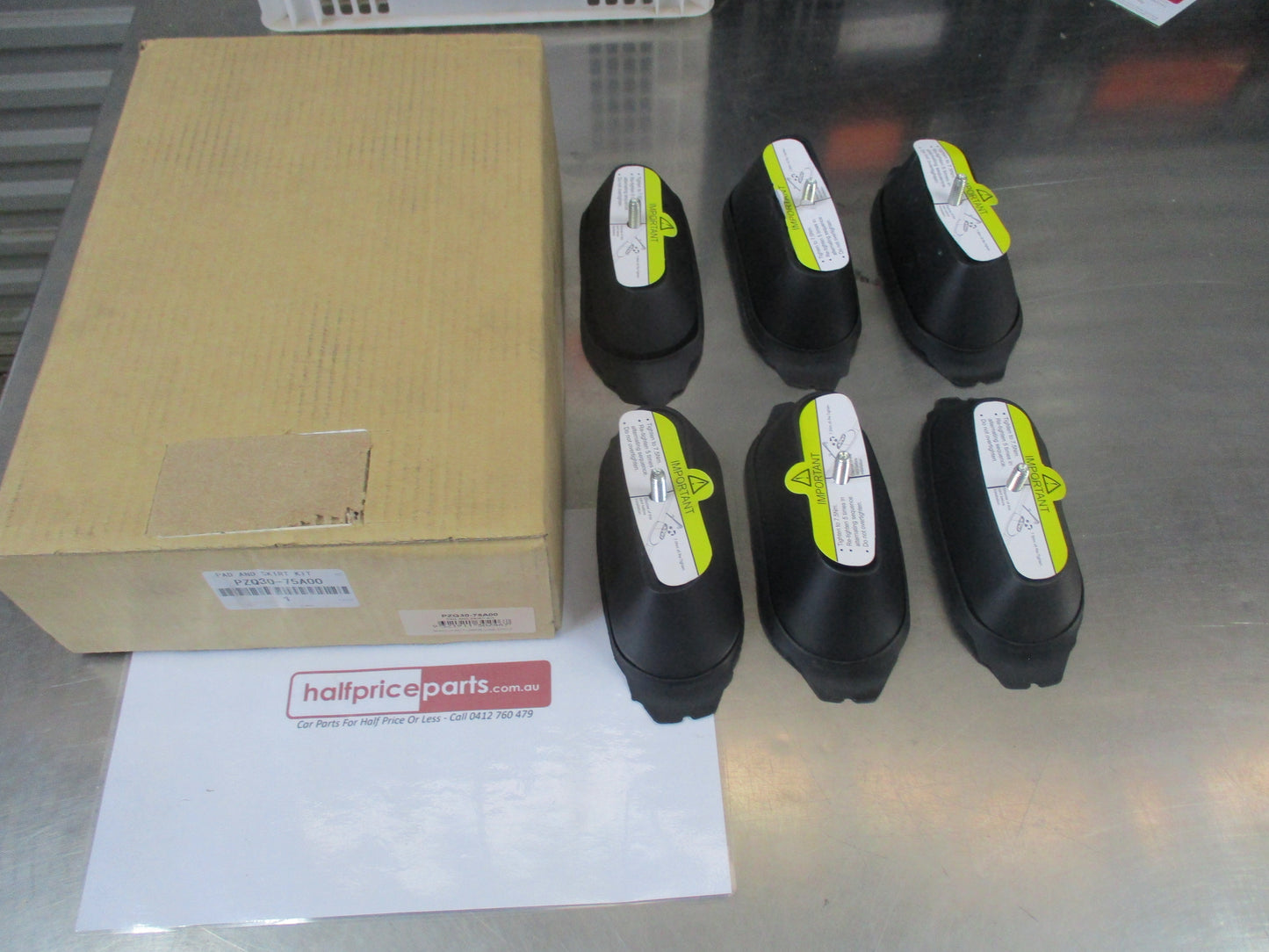 Toyota Hilux Dual Cab Genuine Aero Style Roof Rack Feet Only / Replacements New Part