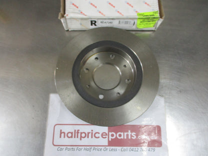 RDA Rear Disc Rotors (Single) Standard Suits Kia Credos/Carens New Part