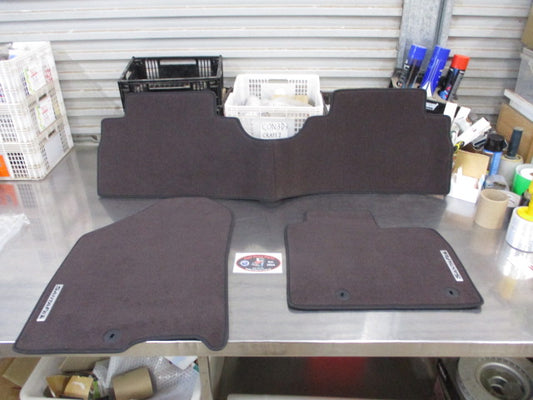 Hyundai TM Santa Fe Genuine Tailored Brown Floor Mats Set of 3 New Part