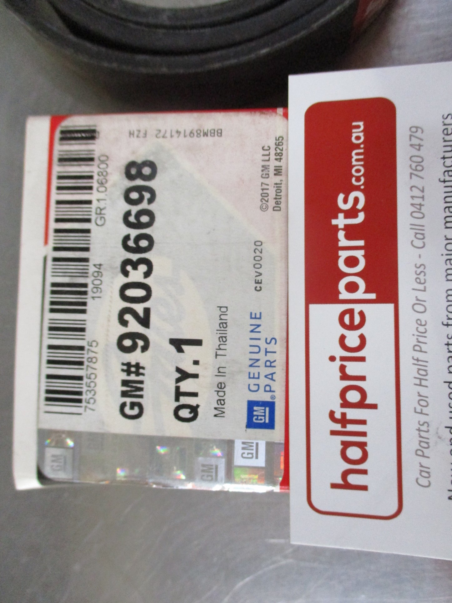 Holden VN/VP/VR V6 Genuine Drive Belt With A/C New Part