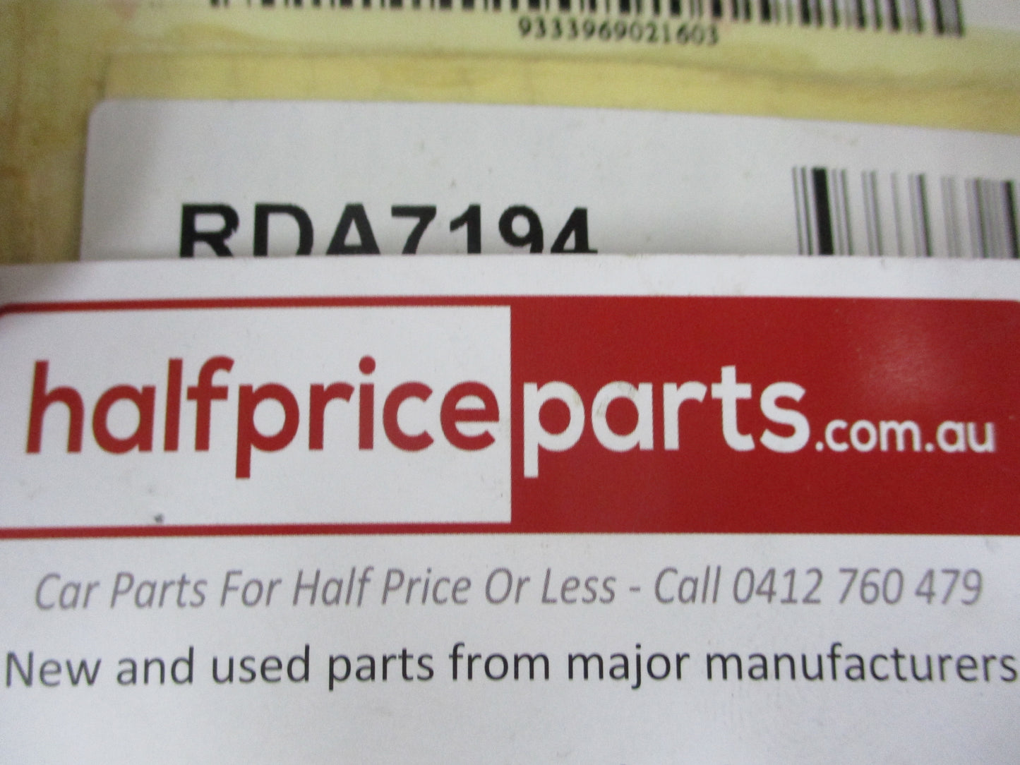 RDA Standard Front Disc Rotors (Single) Suits Audi 90 / Quattro / Cabriole New Part
