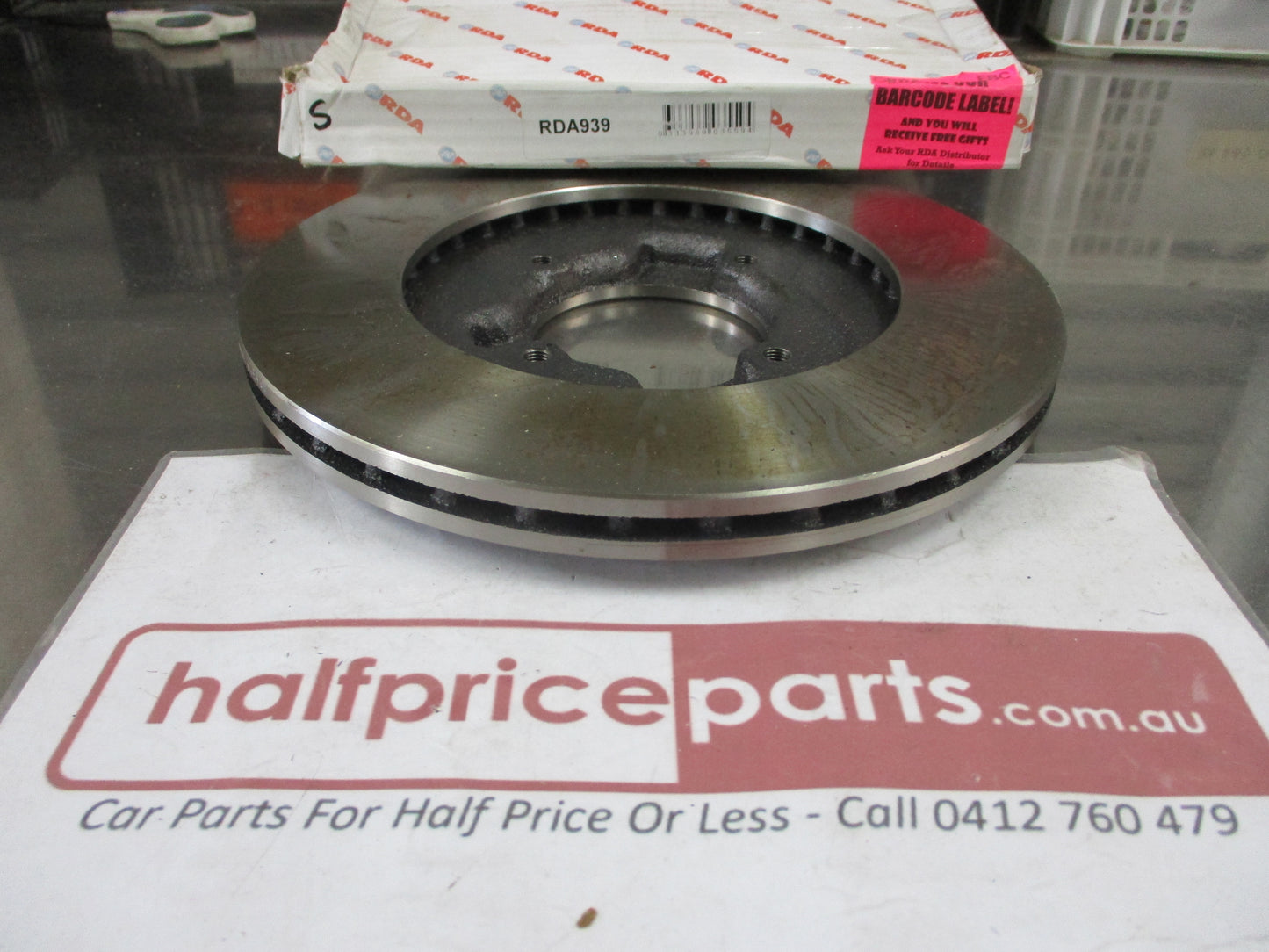 RDA Front Disc Rotor (Single) Standard Suits Ford Econovan/Mazda E-Series New Part