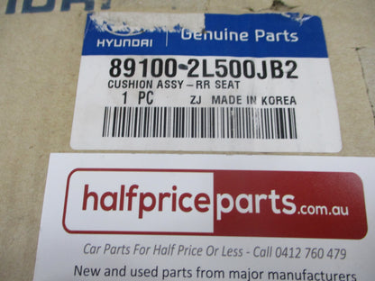Hyundai I30 S/Wagon Genuine Passenger Rear Seat Base With Trim Complete New Part