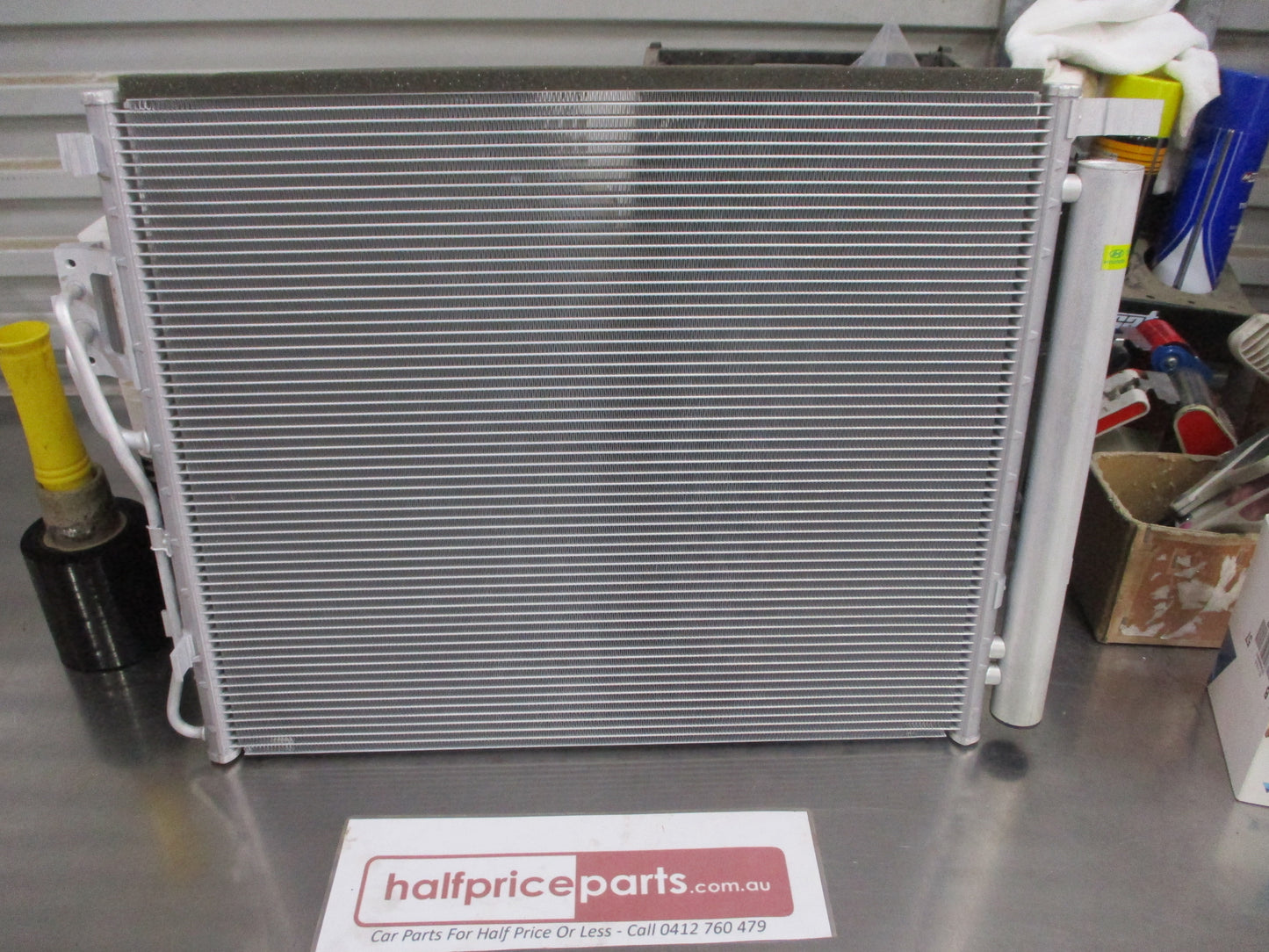 Hyundai Santa Fe Genuine A/C Condenser Radiator Cooler Assembly New Part