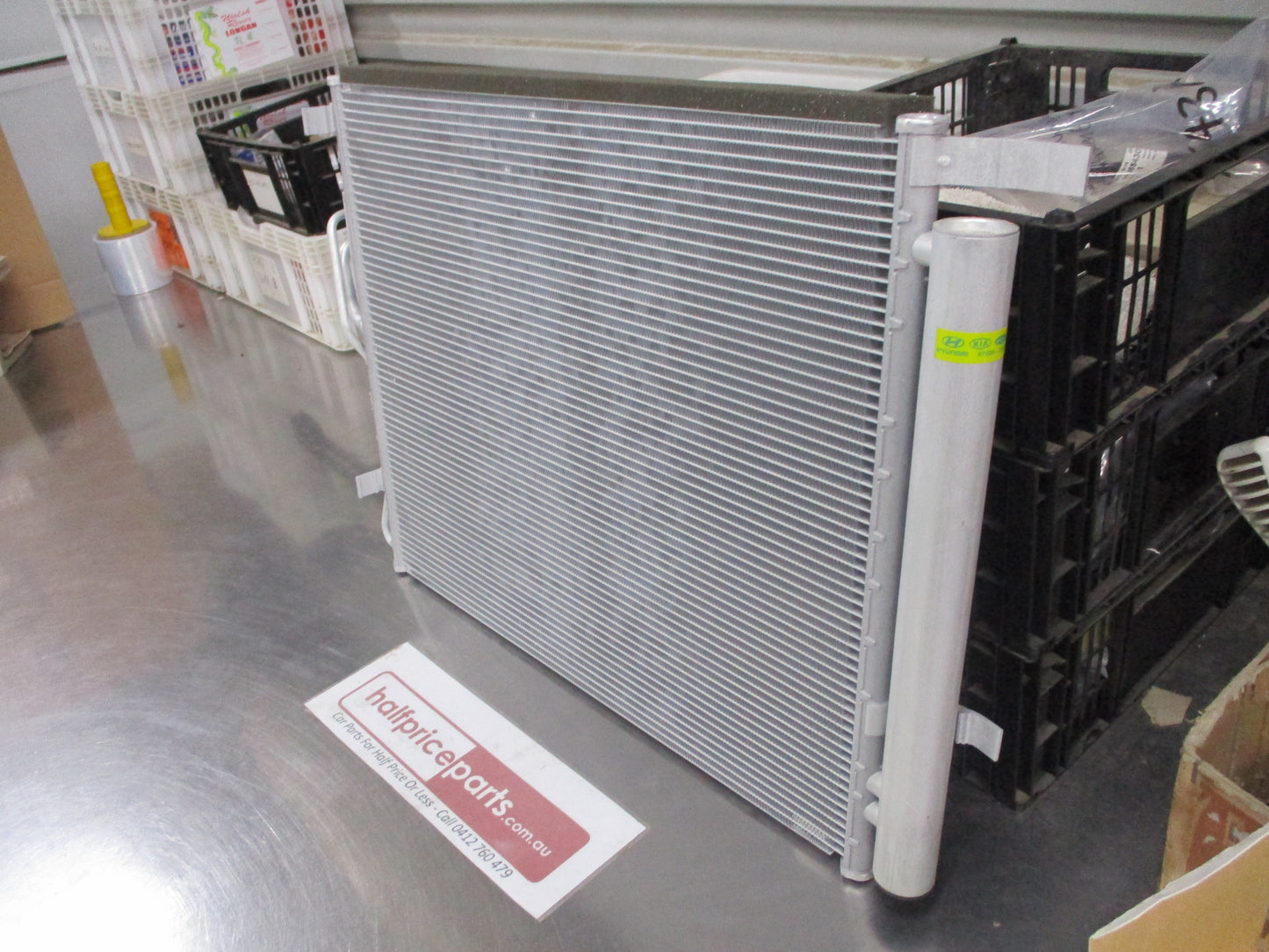 Hyundai Santa Fe Genuine A/C Condenser Radiator Cooler Assembly New Part