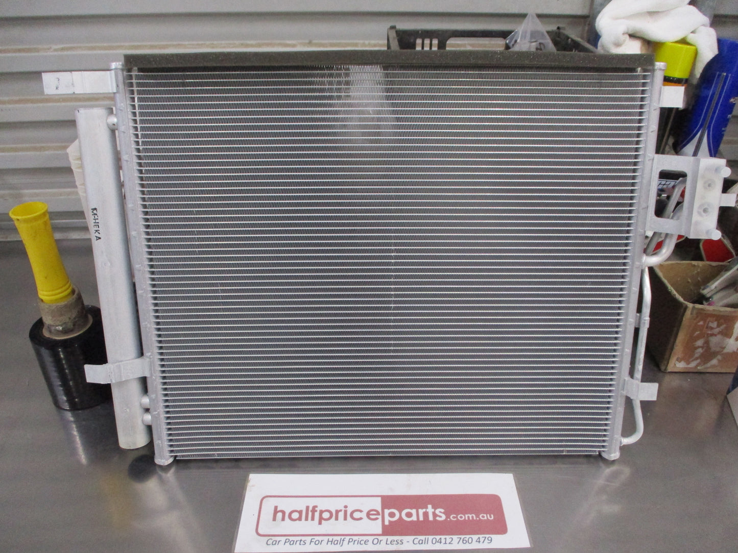 Hyundai Santa Fe Genuine A/C Condenser Radiator Cooler Assembly New Part