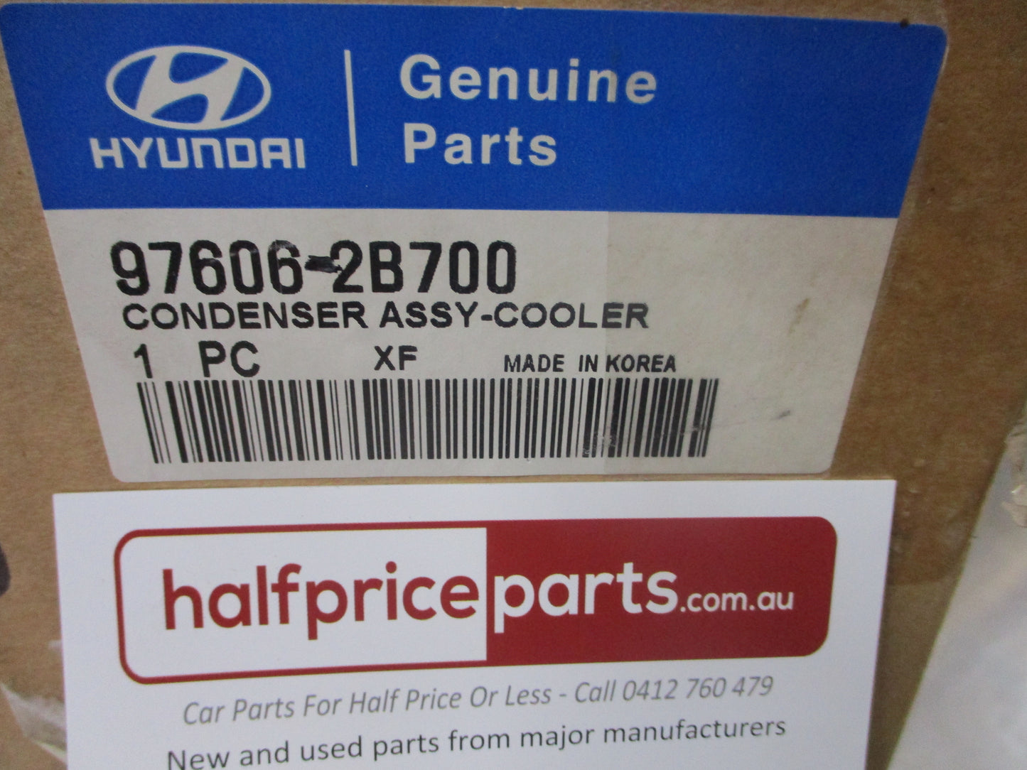 Hyundai Santa Fe Genuine A/C Condenser Radiator Cooler Assembly New Part
