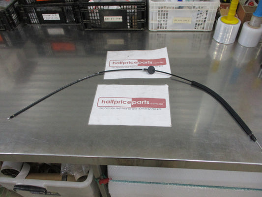 VW Caddy SB Genuine Front Bonnet Hood Lock Cable Rear Section New Part
