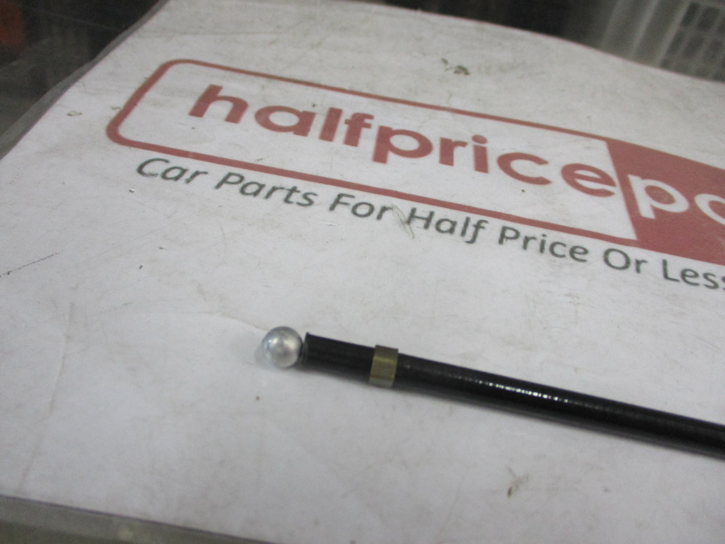 VW Caddy SB Genuine Front Bonnet Hood Lock Cable Rear Section New Part