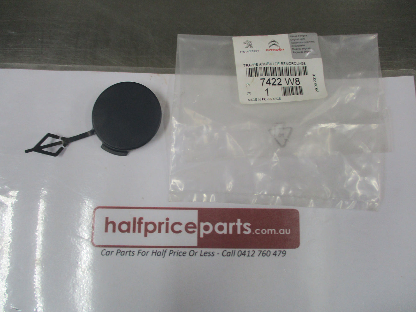Peugeot 508 Genuine Front Tow Eye Cover New Part
