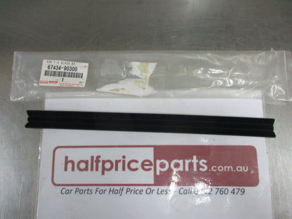 Toyota Front Door Glass Lower 1/4 Glass Run New Part