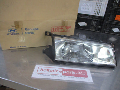 Hyundai Excel Genuine Right Hand Headlight (Drivers) New Part