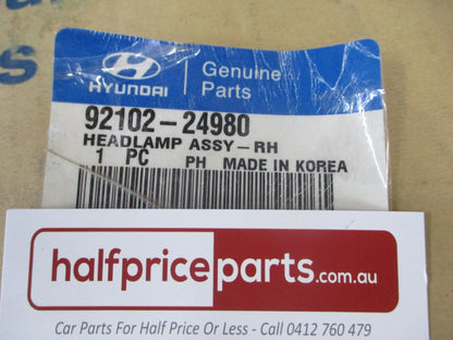 Hyundai Excel Genuine Right Hand Headlight (Drivers) New Part