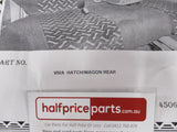 Holden Viva Hatch/Wagon Front And Rear Fabric Seat Covers New Part