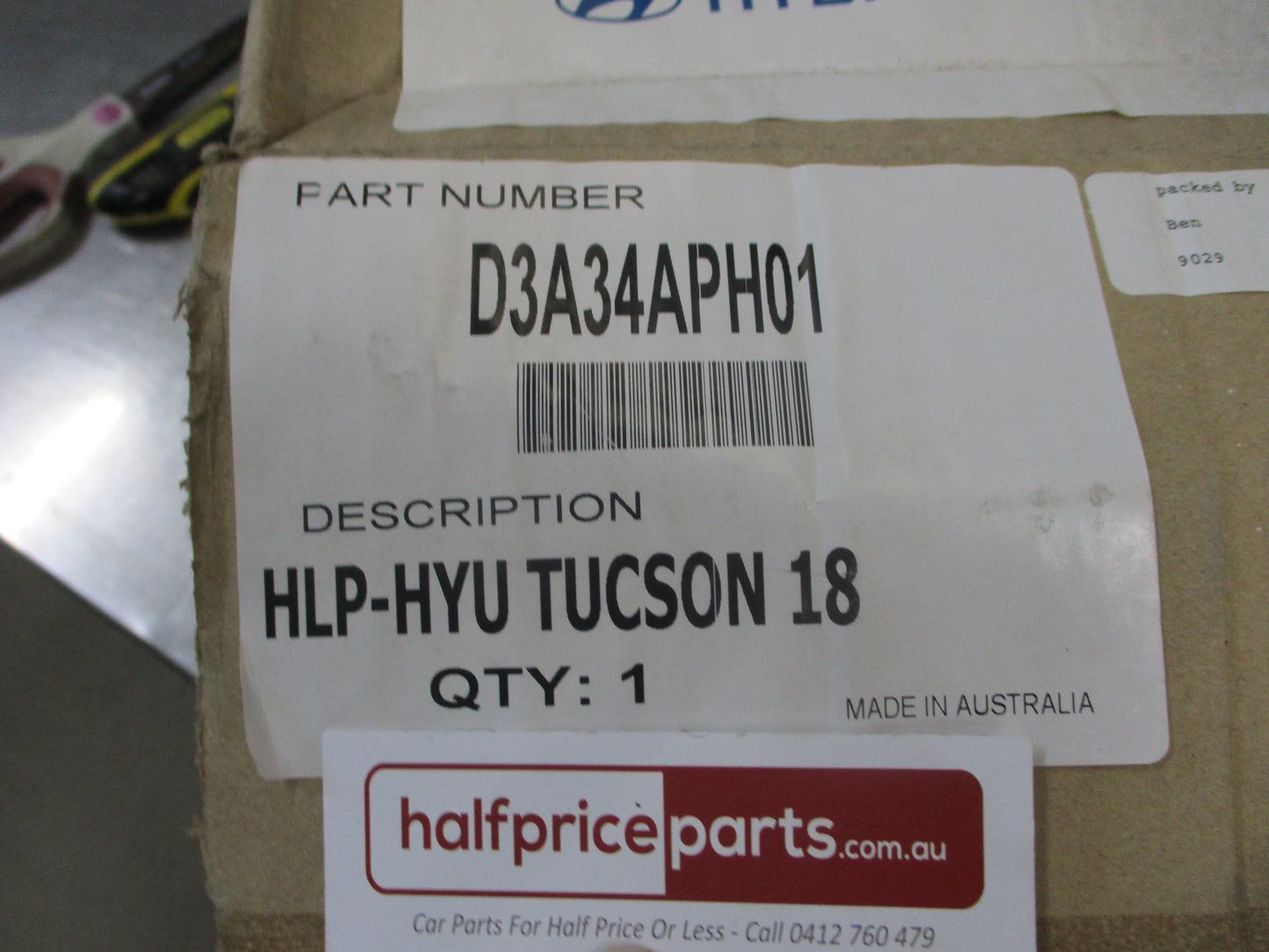 Hyundai Tucson Genuine Front Head Light Protector Kit With Fitting Kit New Part