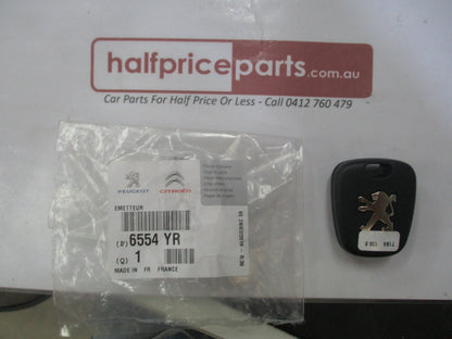 Peugeot 206 Genuine 2 Button Remote Fob New Part