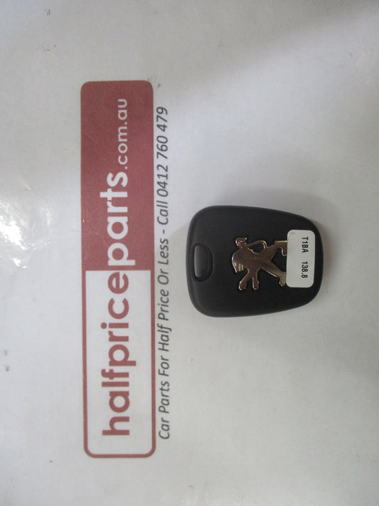 Peugeot 206 Genuine 2 Button Remote Fob New Part